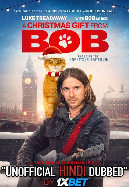 A Christmas Gift from Bob (2020) WebRip 720p Dual Audio [Hindi Dubbed (Unofficial VO) + English]