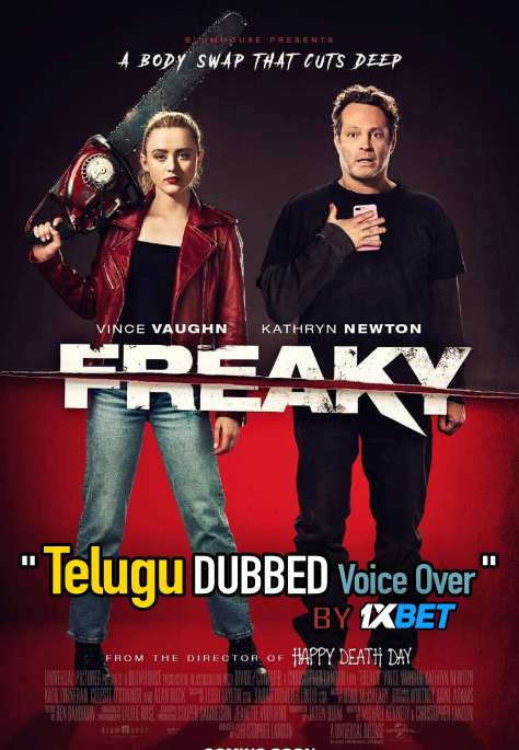 Freaky (2020) Telugu Dubbed (Voice Over) & English [Dual Audio] CAMRip 720p [1XBET]