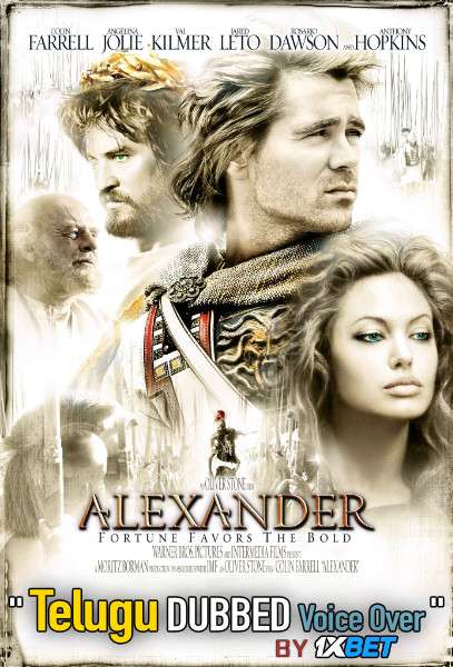 Alexander (2004) Telugu Dubbed (Voice Over) & English [Dual Audio] BDRip 720p [1XBET]