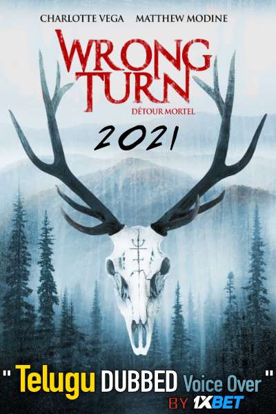 Wrong Turn (2021) Telugu Dubbed (Voice Over) & English [Dual Audio] BDRip 720p [1XBET]