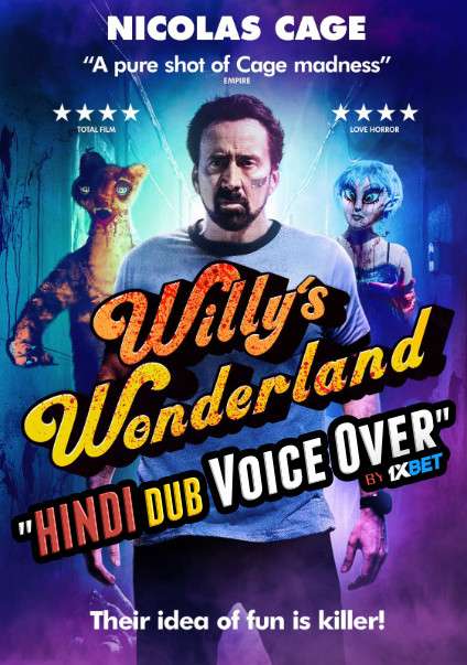 Willys Wonderland (2021) WebRip 720p Dual Audio [Hindi (Voice Over) Dubbed + English] [Full Movie]