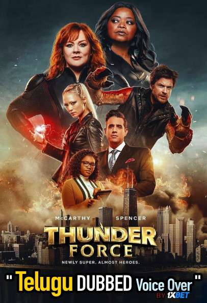 Thunder Force (2021) Telugu Dubbed (Voice Over) & English [Dual Audio] WebRip 720p [1XBET]