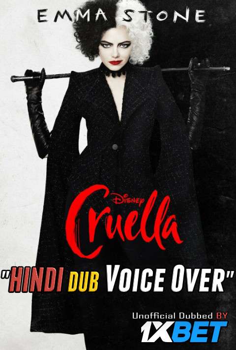 Cruella (2021) WEB-DL 720p Dual Audio [Hindi (Voice Over) Dubbed + English] [Full Movie]