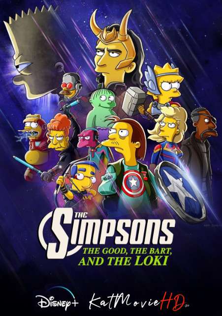 The Simpsons: The Good, the Bart, and the Loki (2021) [In English] Web-DL 720p HEVC 10Bit [Short Film]