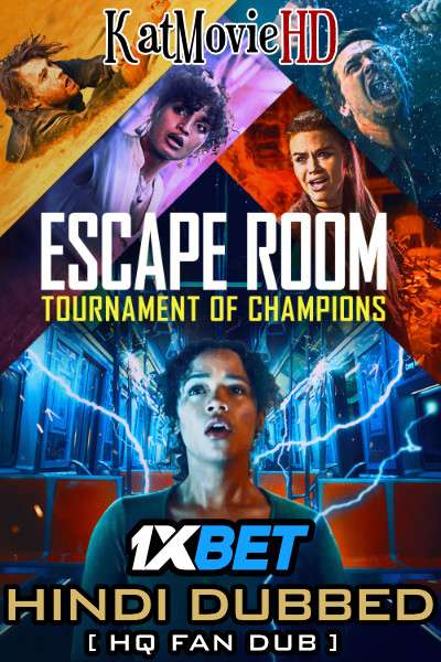 Escape Room 2: Tournament of Champions (2021) Hindi (HQ Fan Dubbed) [Dual Audio] WEB-DL 1080p 720p 480p [1XBET]
