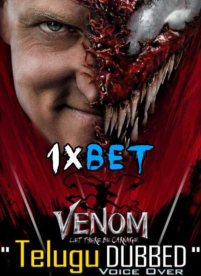 Venom: Let There Be Carnage (2021) Telugu Dubbed (Voice Over) & English [Dual Audio] WEB-DL 720p HD [1XBET]