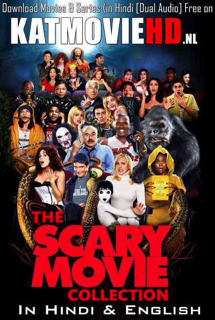 Scary Movie Collection (2000-2013) Complete Movie Series Dual Audio [Hindi Dubbed + English] 480p 720p 1080p [Blu-Ray] , [ Scary Movie Part 1,2,3,4,5 All Parts ] Unrated Hollywood Adult Comedy Film series .