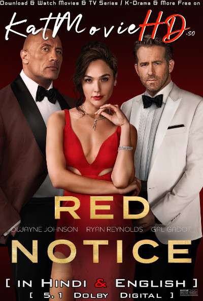 Red Notice (2021) Hindi Dubbed (5.1 DD) & English [Dual Audio] WEB-DL 1080p 720p 480p HD [Netflix Movie]