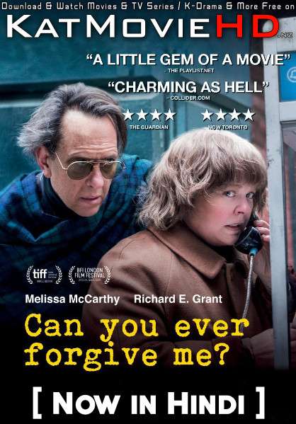 Download Can You Ever Forgive Me? (2018) BluRay 720p & 480p Dual Audio [Hindi Dub – English] Can You Ever Forgive Me? Full Movie On Katmoviehd.nz