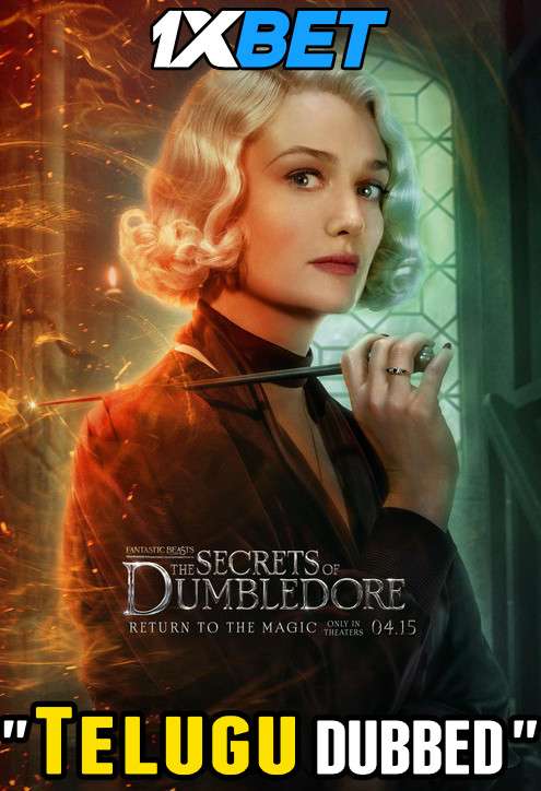 Fantastic Beasts: The Secrets of Dumbledore (2022) Telugu Dubbed  & English [Dual Audio] CAMRip 720p [1XBET]