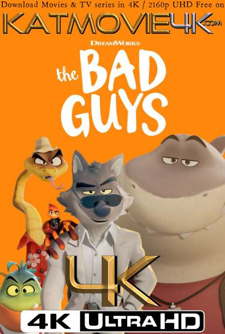 The Bad Guys (2022) 4K Ultra HD Blu-Ray 2160p UHD [Hindi Dubbed & English (5.1 DDP)] Dual Audio | Full Movie | Torrent | Direct Link