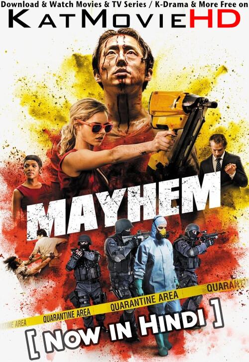 Download Mayhem (2017) Quality 720p & 480p Dual Audio [Hindi Dubbed  English] Mayhem Full Movie On KatMovieHD