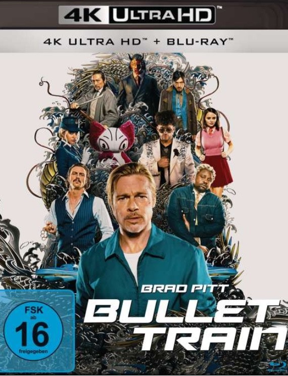 Bullet Train (2022) 4K Ultra HD BluRay 2160p UHD [In English (5.1 DDP)] Full Movie [Dolby Vision / HDR10 & HDR10+ / SDR]