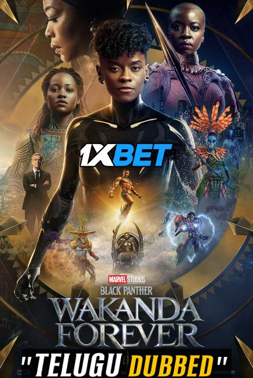 Black Panther: Wakanda Forever (2022) Telugu Dubbed (Clean Audio) BDRip 1080p 720p 480p HD [1XBET]