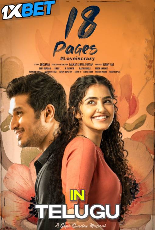 Watch 18 Pages (2022) Full Movie in Telugu Online Stream [CAMRip 720p & 480p] – 1XBET