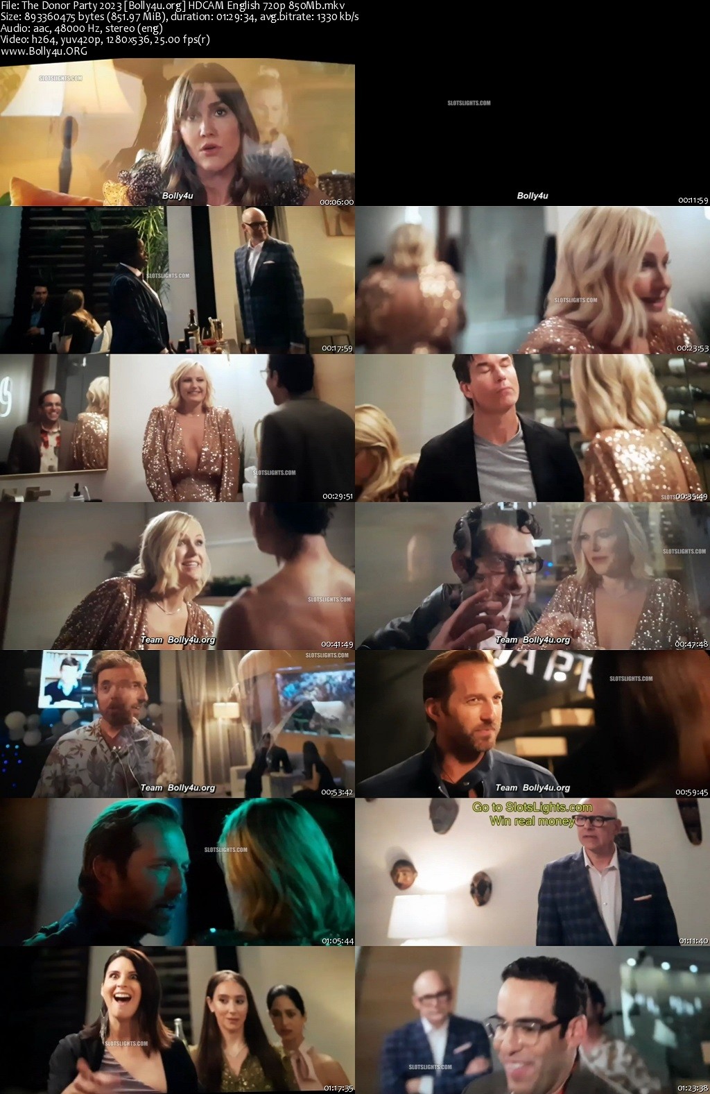 18+ The Donor Party 2023 WEB-DL English Full Movie Download 720p 480p