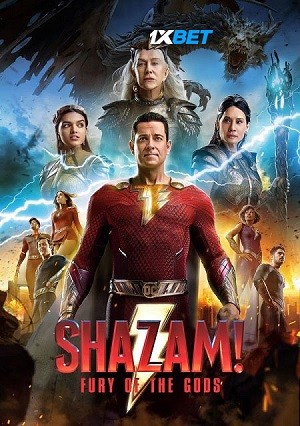 Shazam! Fury of the Gods (2023) 720p WEB-HDRip  [Hindi (Voice Over) + English]