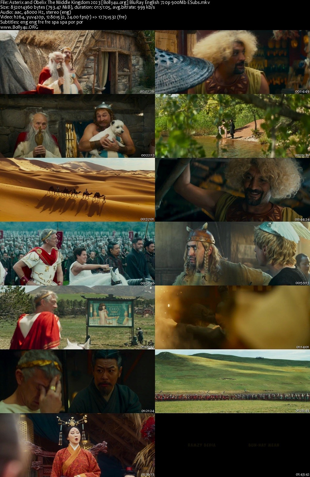 18+ Asterix and Obelix The Middle Kingdom 2023 WEB-DL English Full Movie Download 720p 480p