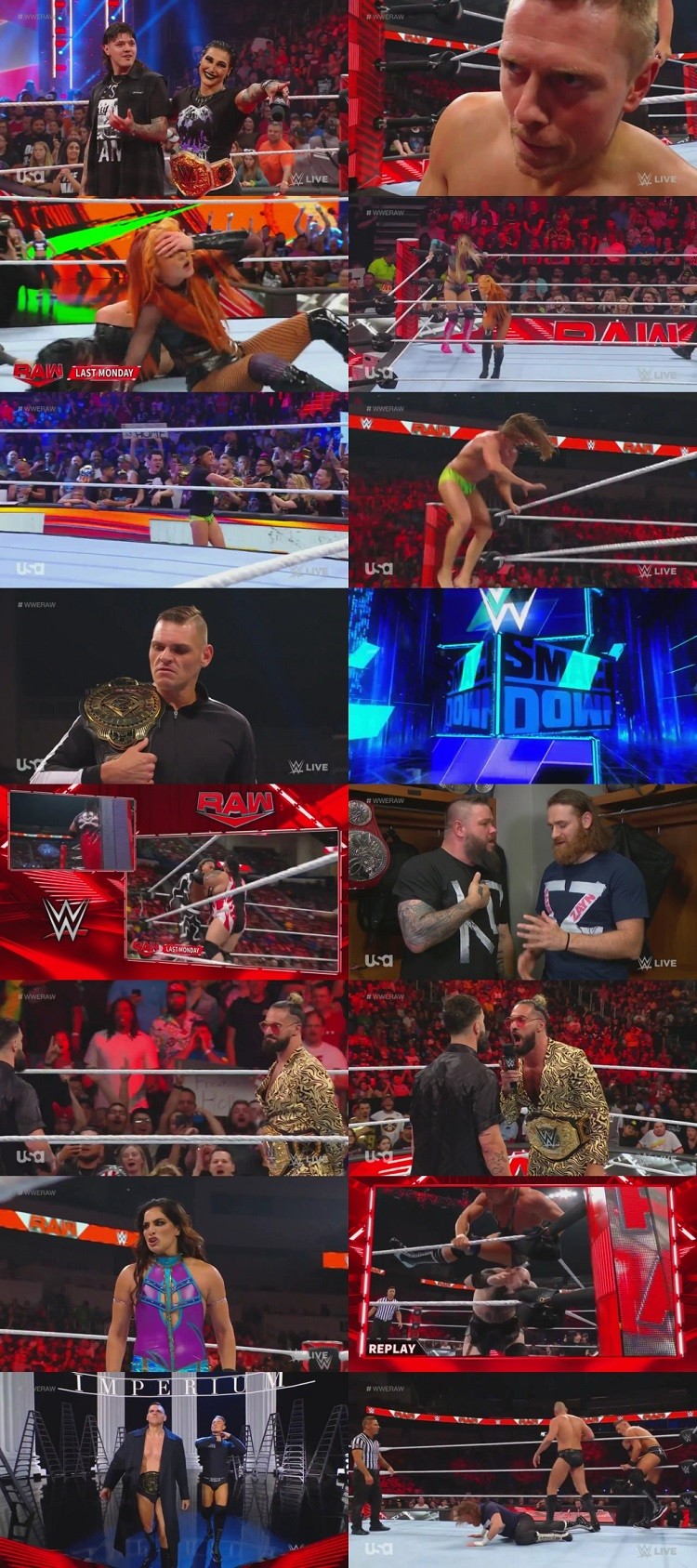 WWE Monday Night Raw 12th June 2023 720p 500MB WEBRip 480p