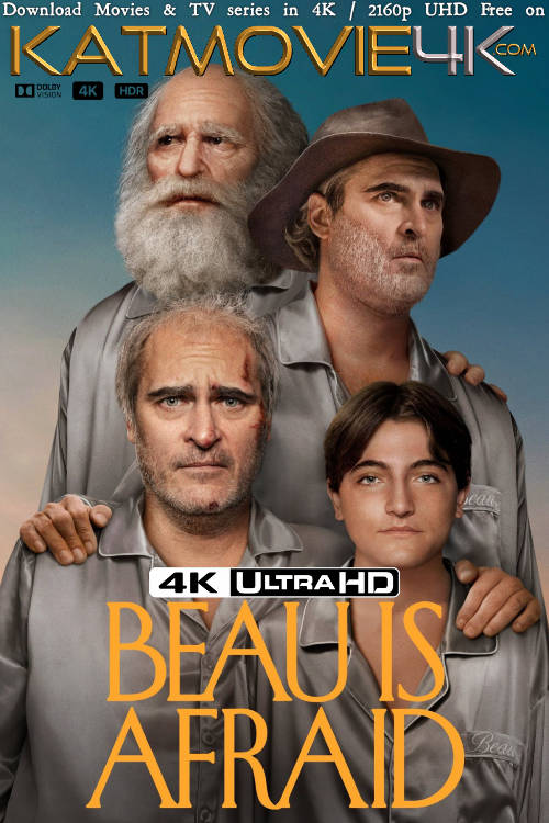 Beau Is Afraid (2023) 4K Ultra HD Blu-Ray 2160p UHD | Full Movie In English (5.1 DDP) | [Dolby Vision / HDR10 & HDR10+ / SDR ]