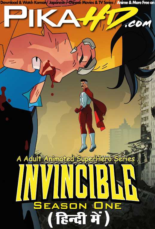 Invincible (Season 1) Hindi Dubbed (ORG) [Dual Audio] WEB-DL 1080p 720p 480p HD [2021 Anime Series] [Episode Added !]