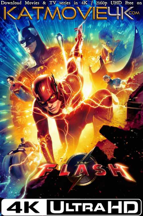 The Flash (2023) 4K Ultra HD Blu-Ray 2160p UHD [Hindi Dubbed & English (5.1 DDP)] Dual Audio | [Dolby Vision / HDR10 & HDR10+ / SDR ] | Full Movie