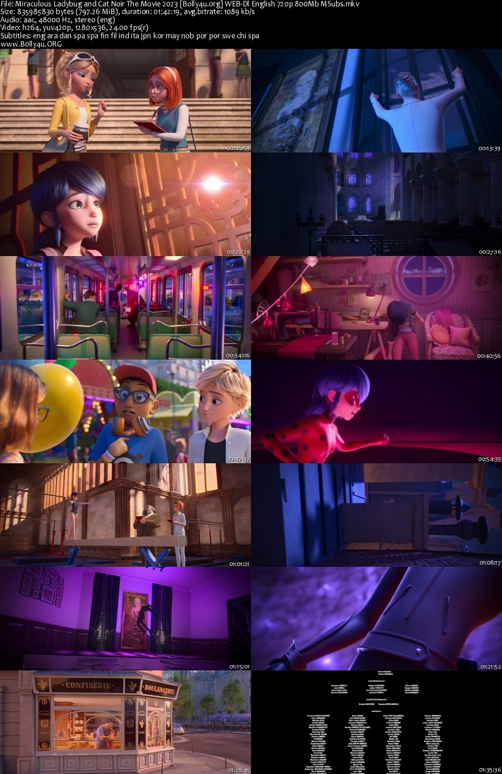 18+ Miraculous Ladybug and Cat Noir The Movie 2023 WEB-DL English Full Movie Download 720p 480p