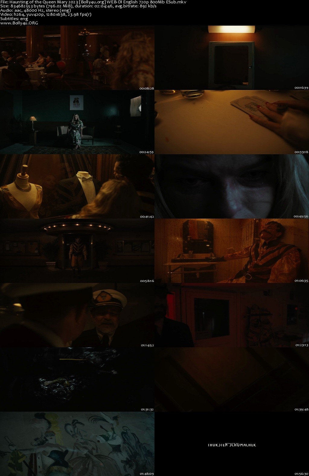 18+ Haunting of the Queen Mary 2023 WEB-DL English Full Movie Download 720p 480p