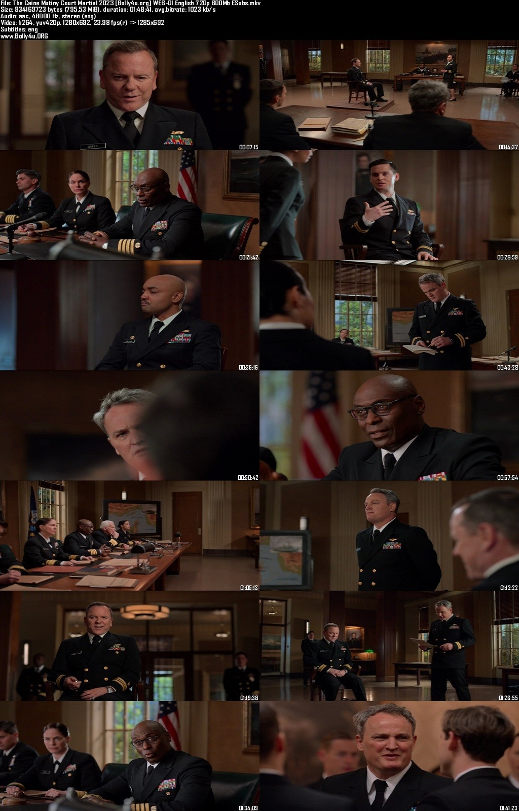 18+ The Caine Mutiny Court Martial 2023 WEB-DL English Full Movie Download 720p 480p