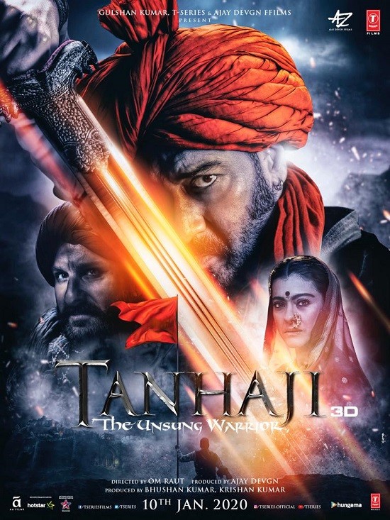 Tanhaji The Unsung Warrior 2020 Hindi Movie DD2.0 1080p 720p 480p HDRip ESubs Free Download