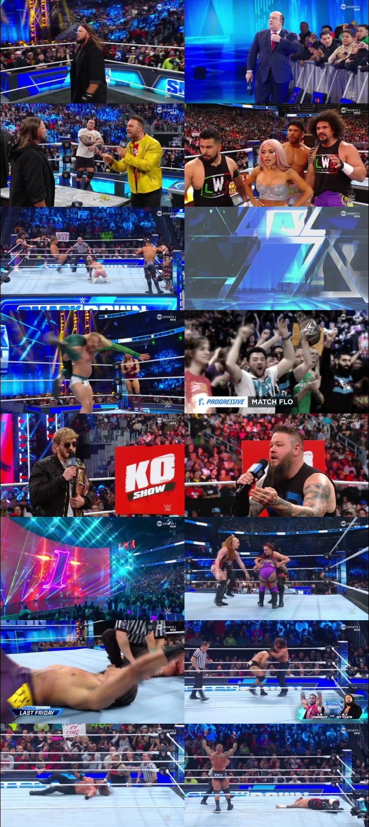 WWE Friday Night Smackdown January 19th 2024 720p 350MB WEBRip 480p