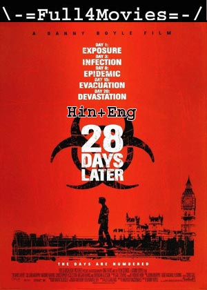 28 Days Later (2002) 720p | 480p WEB-HDRip [Hindi ORG (DD2.0) + English]