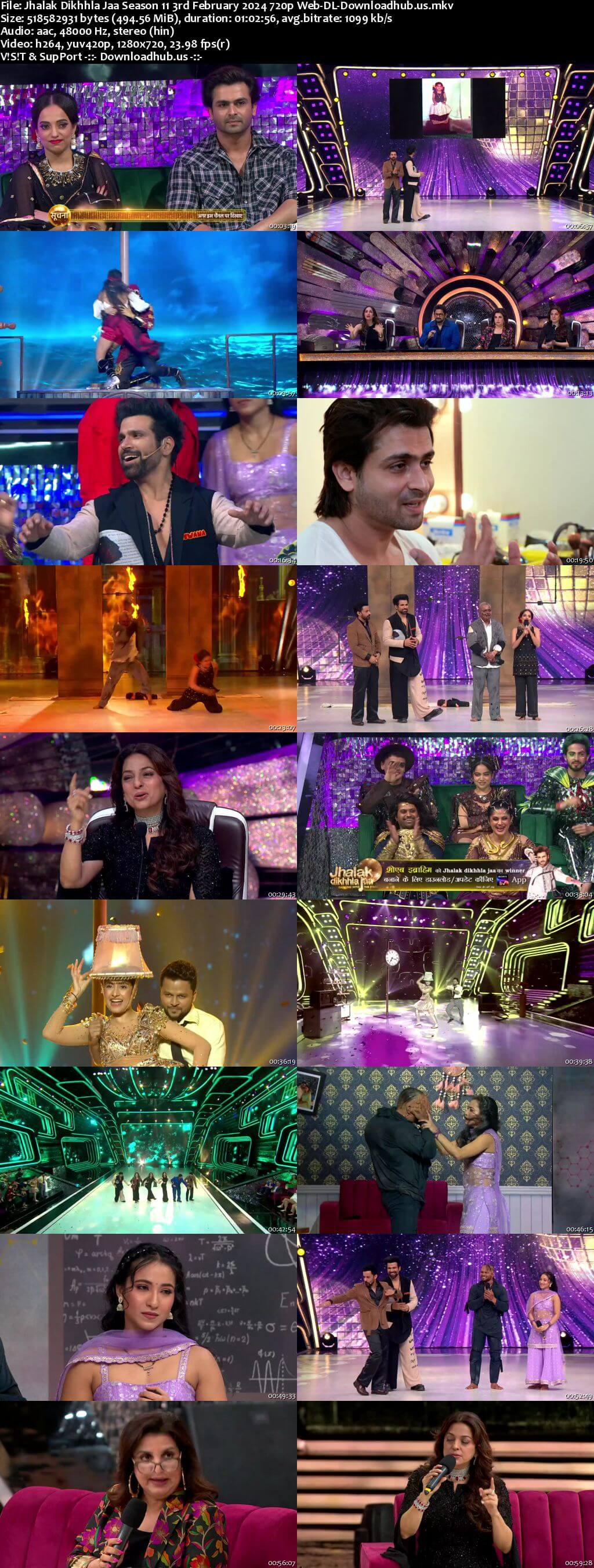 Jhalak Dikhhla Jaa Season 11 03 February 2024 Episode 24 Web-DL 720p 480p