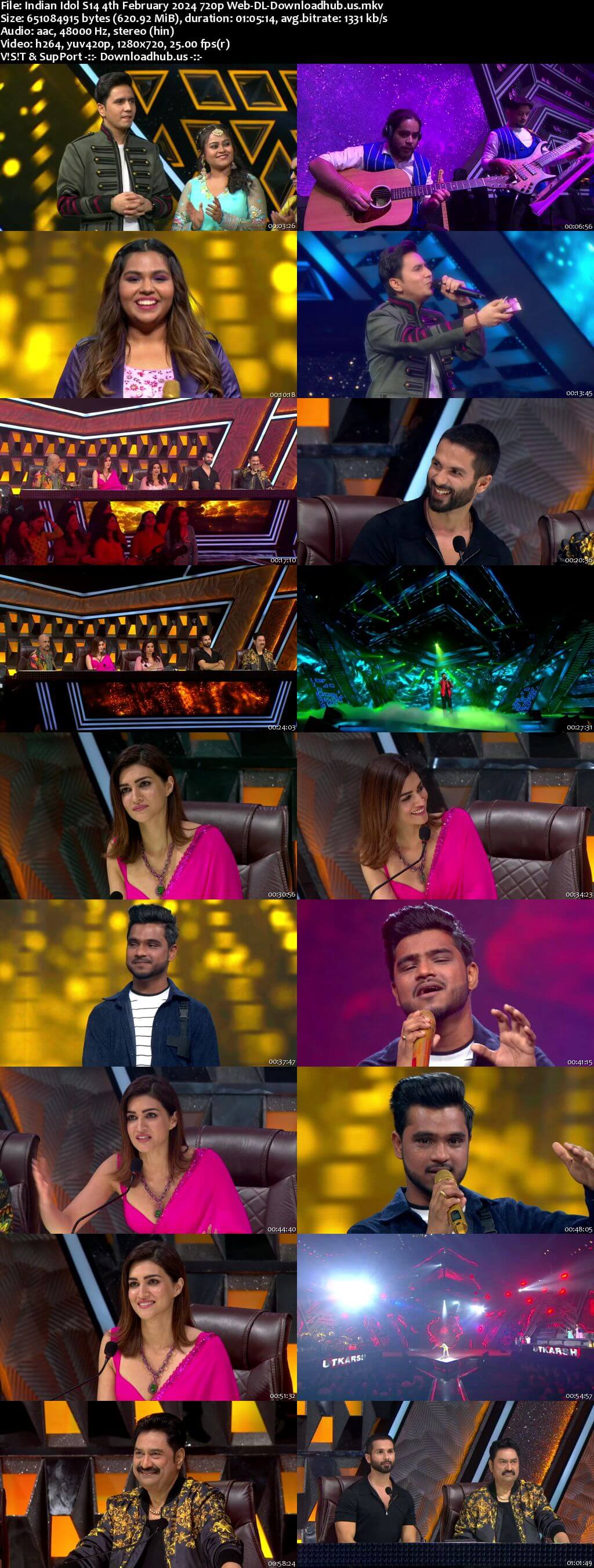 Indian Idol S14 04 February 2024 Episode 36 Web-DL 720p 480p