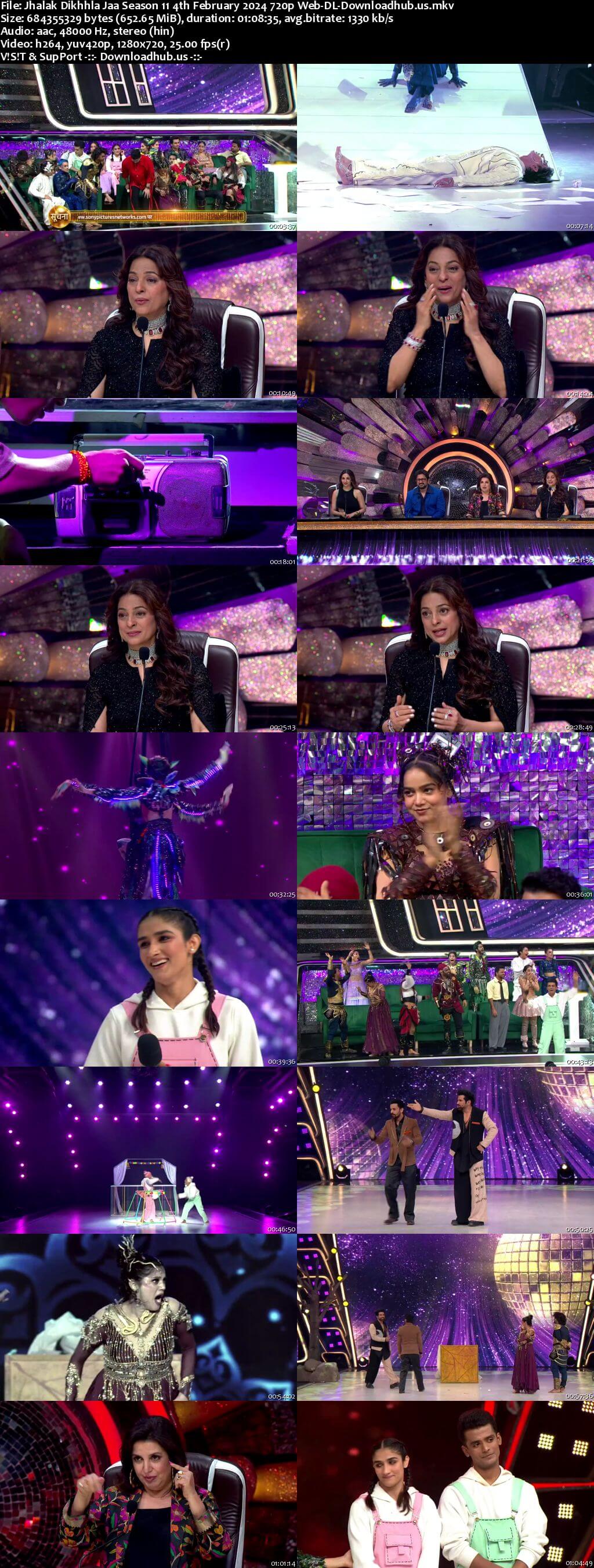 Jhalak Dikhhla Jaa Season 11 04 February 2024 Episode 25 Web-DL 720p 480p