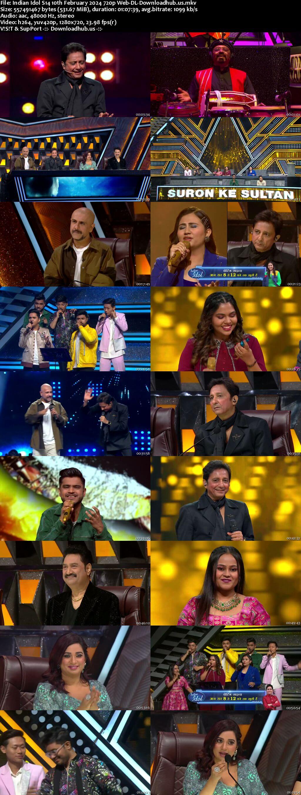 Indian Idol S14 10 February 2024 Episode 37 Web-DL 720p 480p