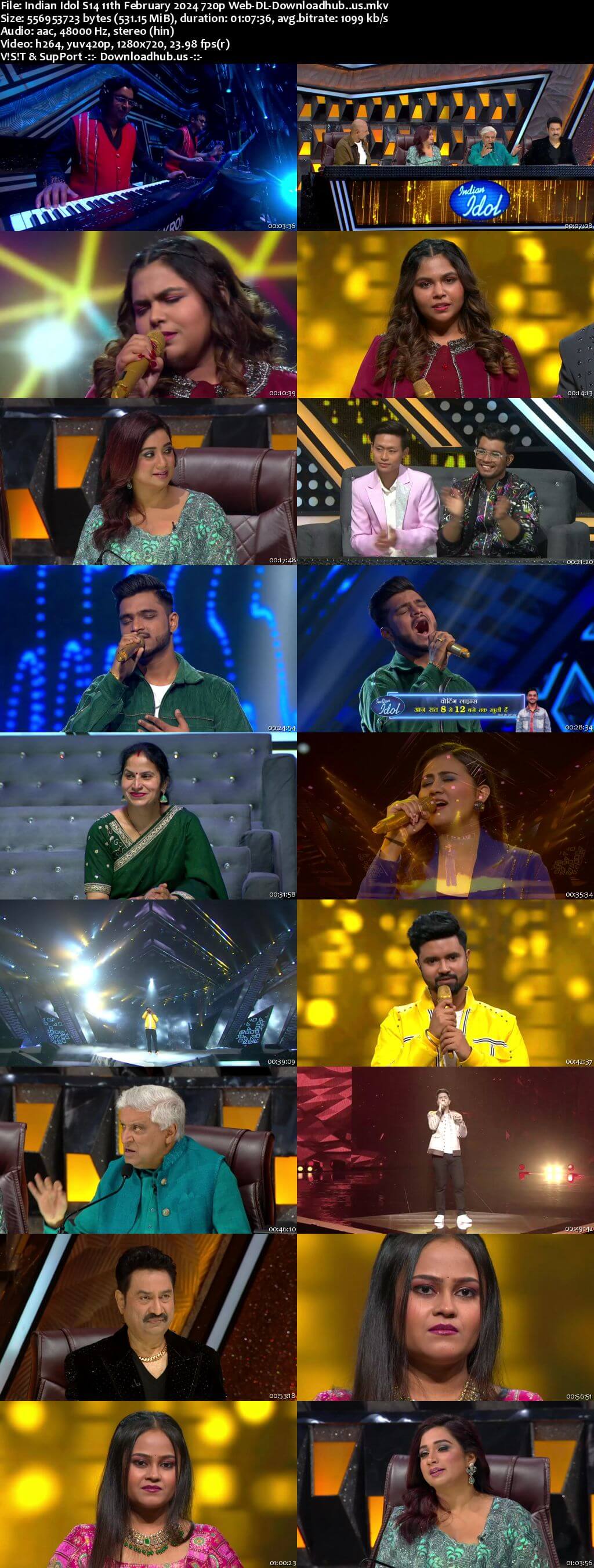 Indian Idol S14 11 February 2024 Episode 38 Web-DL 720p 480p