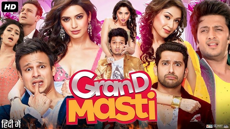Grand Masti (2013) 1080p | 720p | 480p WEB-HDRip  [Hindi (DD 2.0)] x264 ESubs 2.2GB | 1.1GB | 350MB