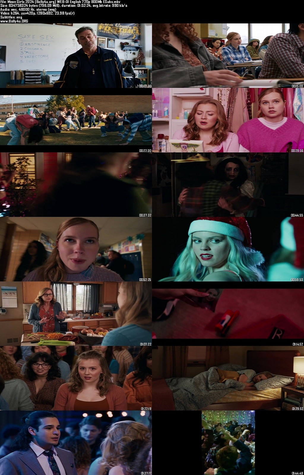 18+ Mean Girls 2024 WEB-DL English Full Movie Download 720p 480p
