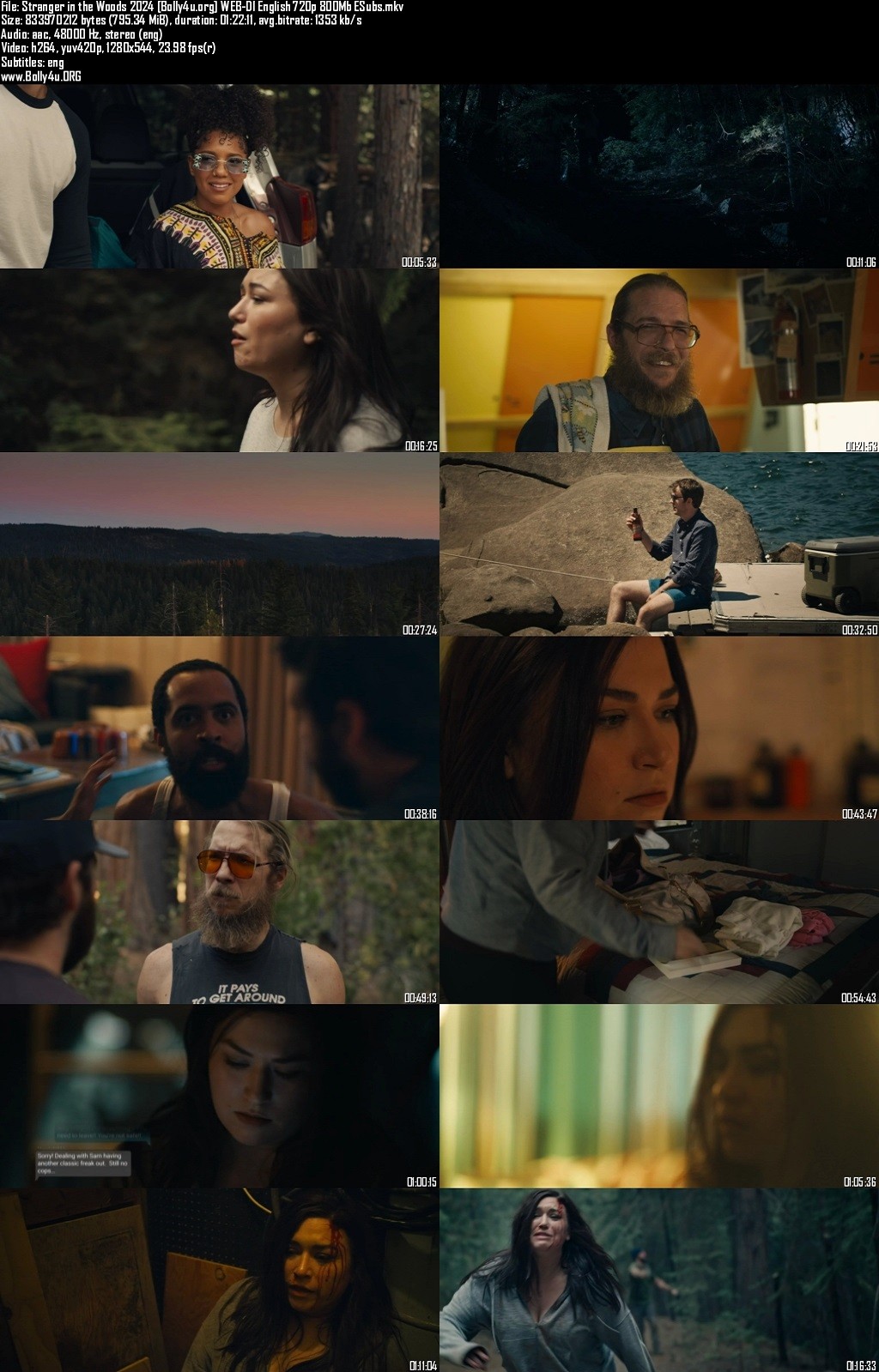 18+ Stranger in the Woods 2024 WEB-DL English Full Movie Download 720p 480p