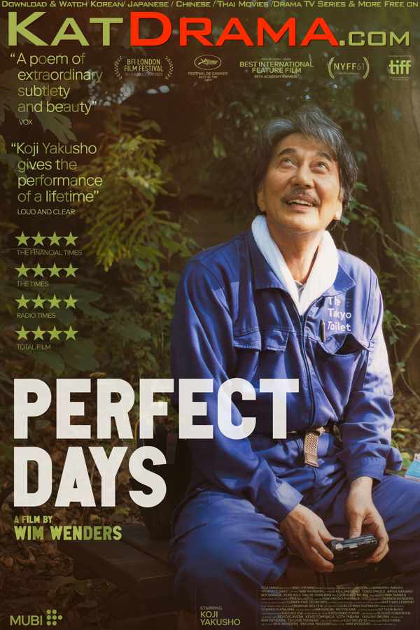 Perfect Days (2023) Full Movie In Japanese (DD 5.1) With English Subtitles | WEB-DL 1080p HD