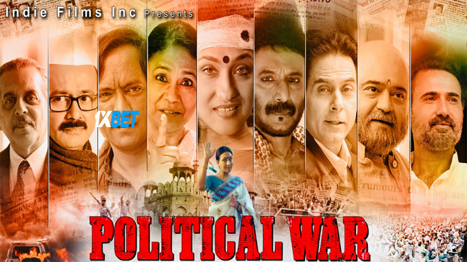 Political War (2024) Hindi (Voice Over) English 720p HDCAM (MULTI AUDIO) x264