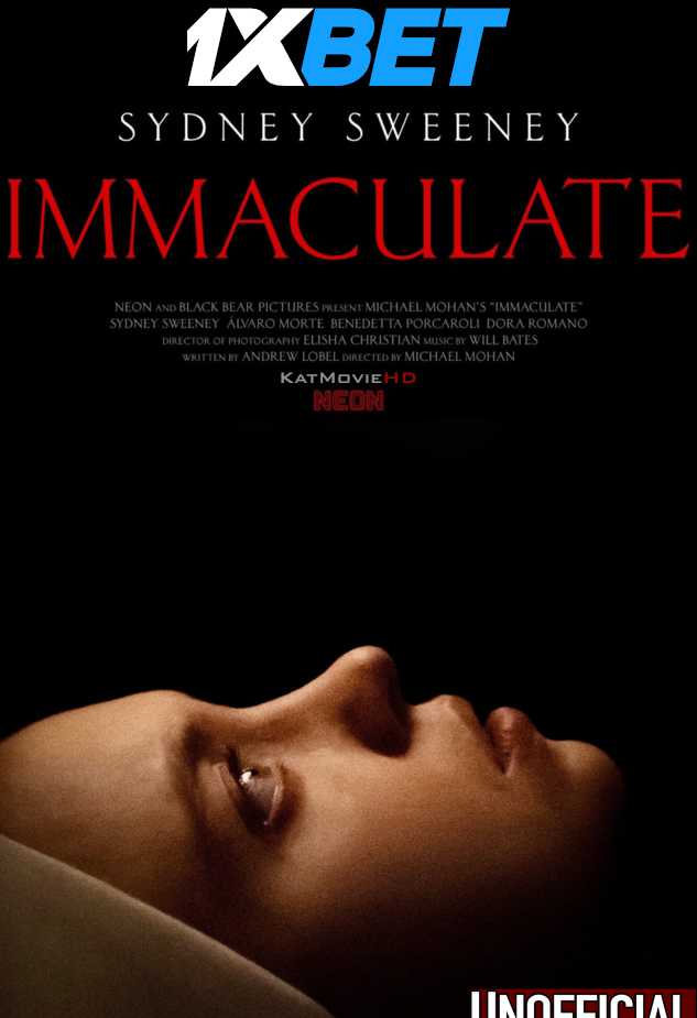 Immaculate (2024) [Full Movie] Hindi Dubbed (Unofficial) [CAMRip 720p & 480p] – 1XBET