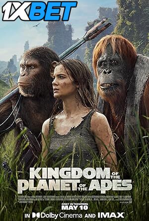 Kingdom of the Planet of the Apes (2024) Full Movie in Hindi Dubbed [CAMRip 1080p / 720p / 480p] – 1XBET