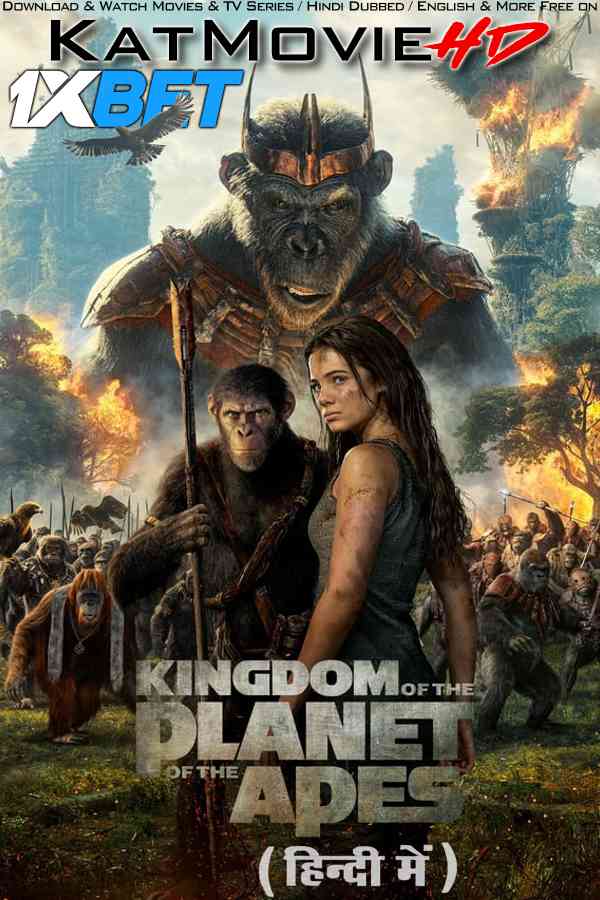 Download Kingdom of the Planet of the Apes (2024) Quality 720p & 480p Dual Audio [In Hindi Dubbed] Kingdom of the Planet of the Apes Full Movie On movieheist.com