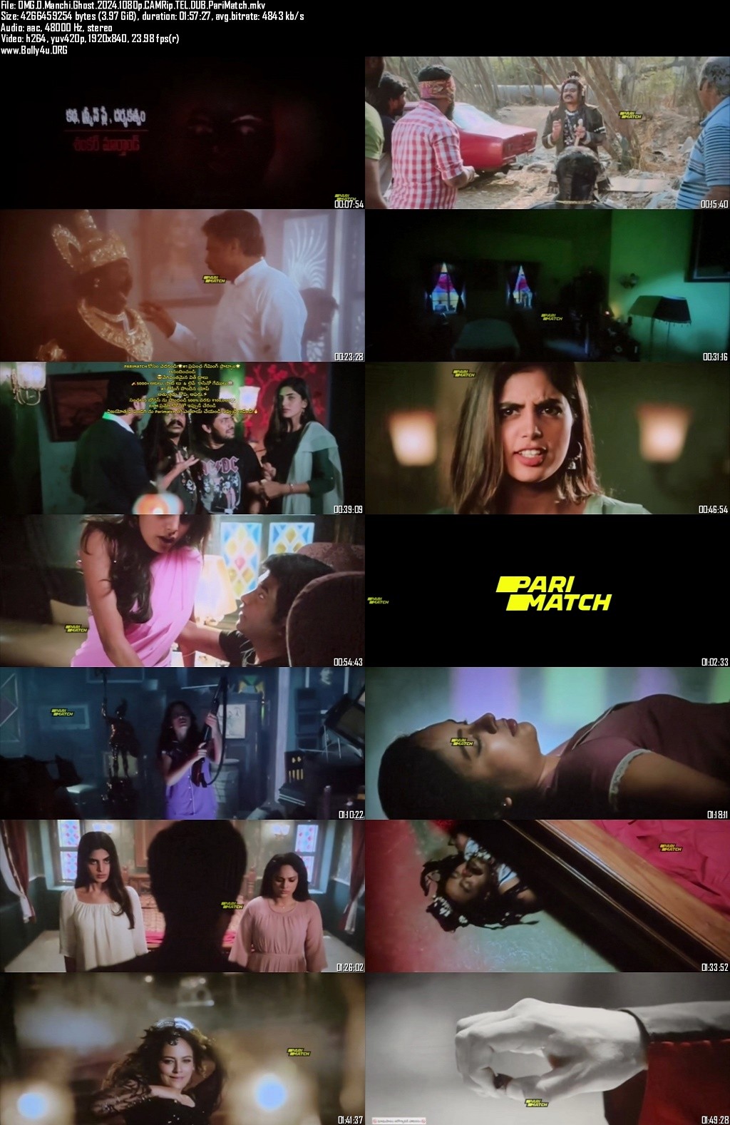 18+ OMG O Manchi Ghost 2024 WEB-DL Telugu Full Movie Download 720p 480p