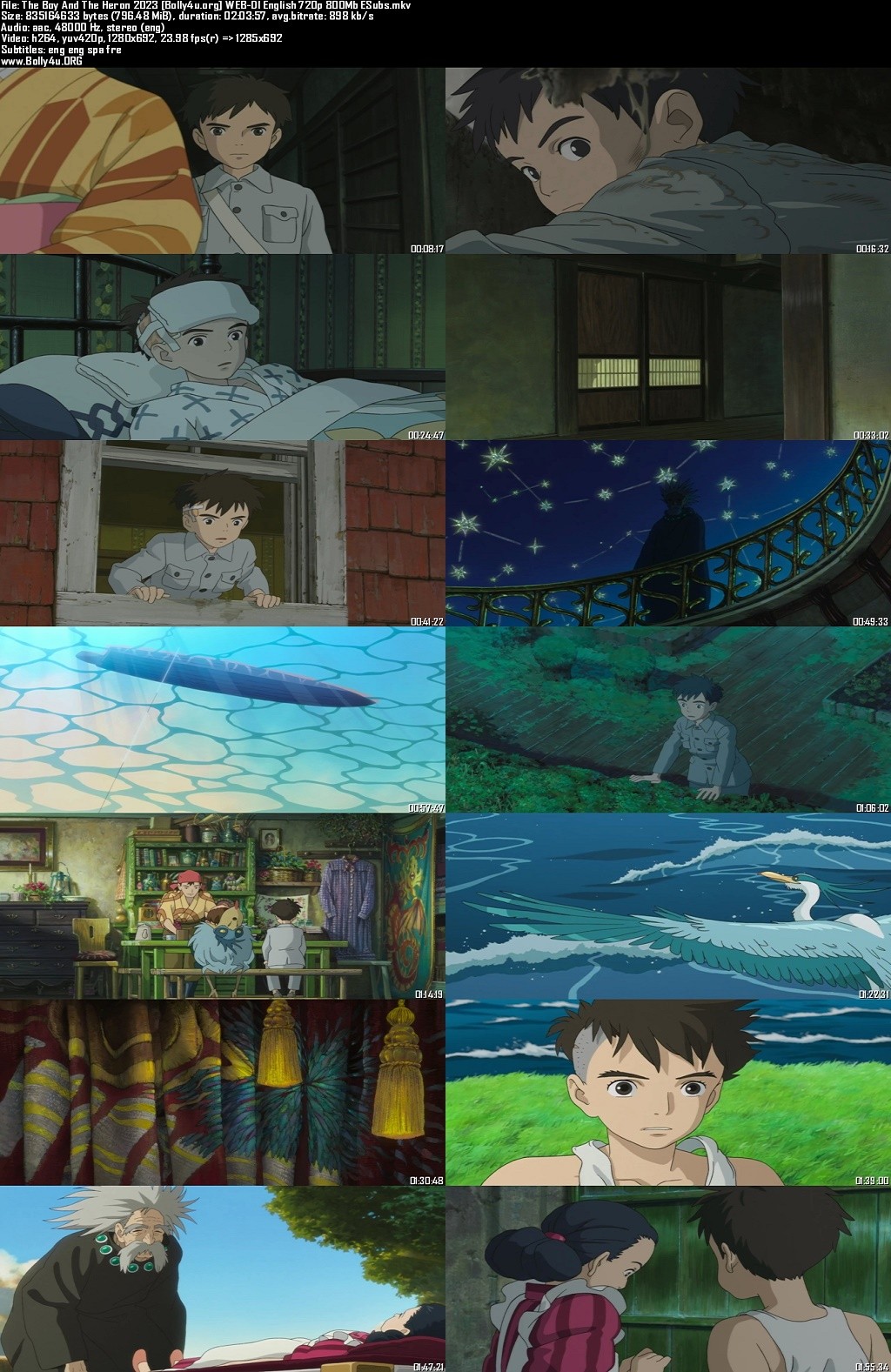 18+ The Boy And The Heron 2023 WEB-DL English Full Movie Download 720p 480p