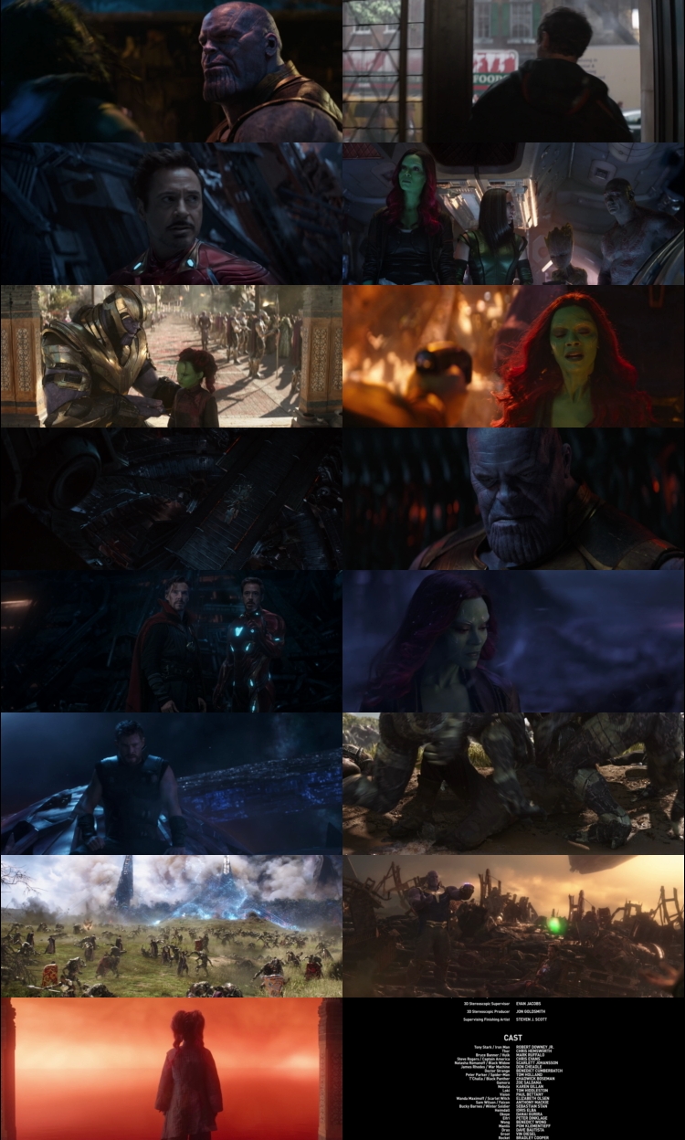 Avengers Infinity War 2018 Hindi ORG Dual Audio Movie DD2.0 1080p 720p 480p BluRay ESubs x264 HEVC