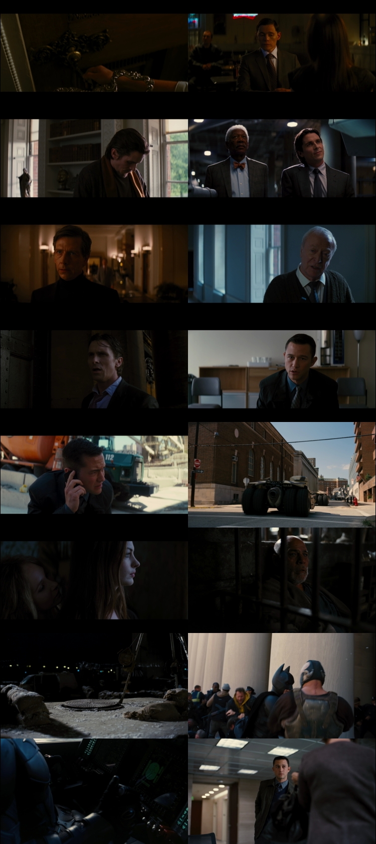 The Dark Knight Rises 2012 Hindi ORG Dual Audio Movie DD2.0 1080p 720p 480p BluRay ESubs x264 HEVC