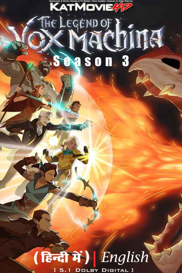 The Legend of Vox Machina (Season 3) Hindi Dubbed (ORG) [Dual Audio] All Episodes | WEB-DL 1080p 720p 480p HD [2024 Amazon Prime Series]